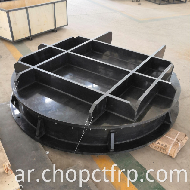 HDPE رفرف بوابة صمام مع صمامات إسفين المطاط